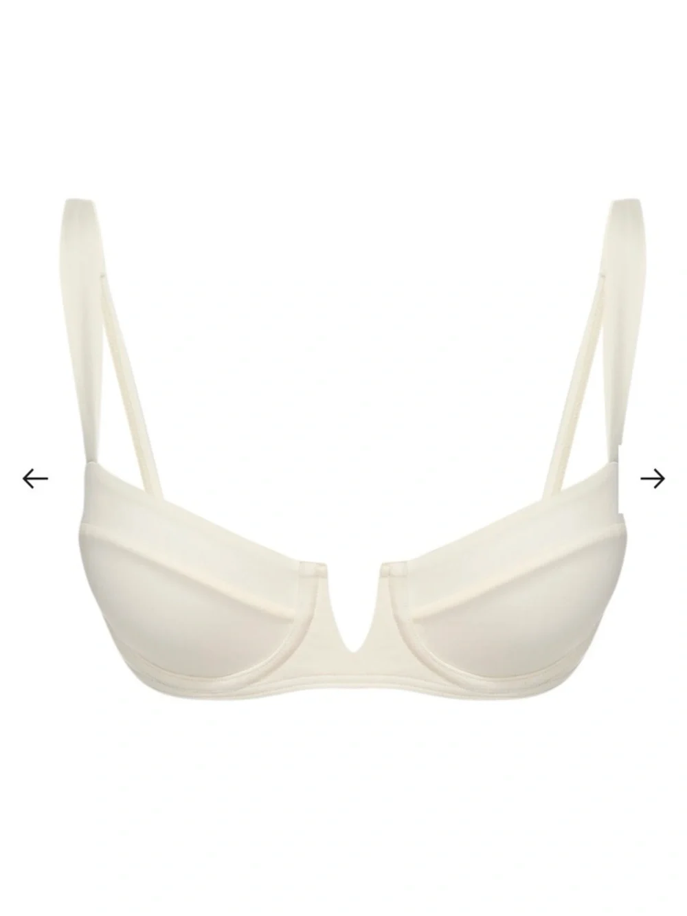 Monday Swimwear Clovelly Underwire Bikini Top Large Ivory
